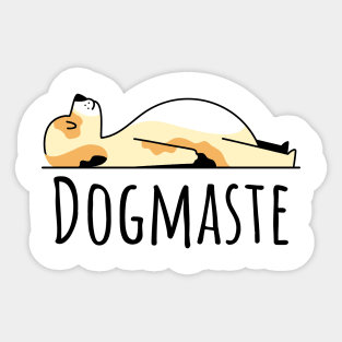 DOGMASTE YOGA Sticker